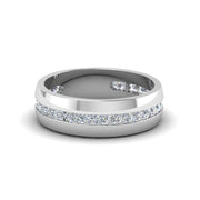 Mens Channel Set Wedding Ring